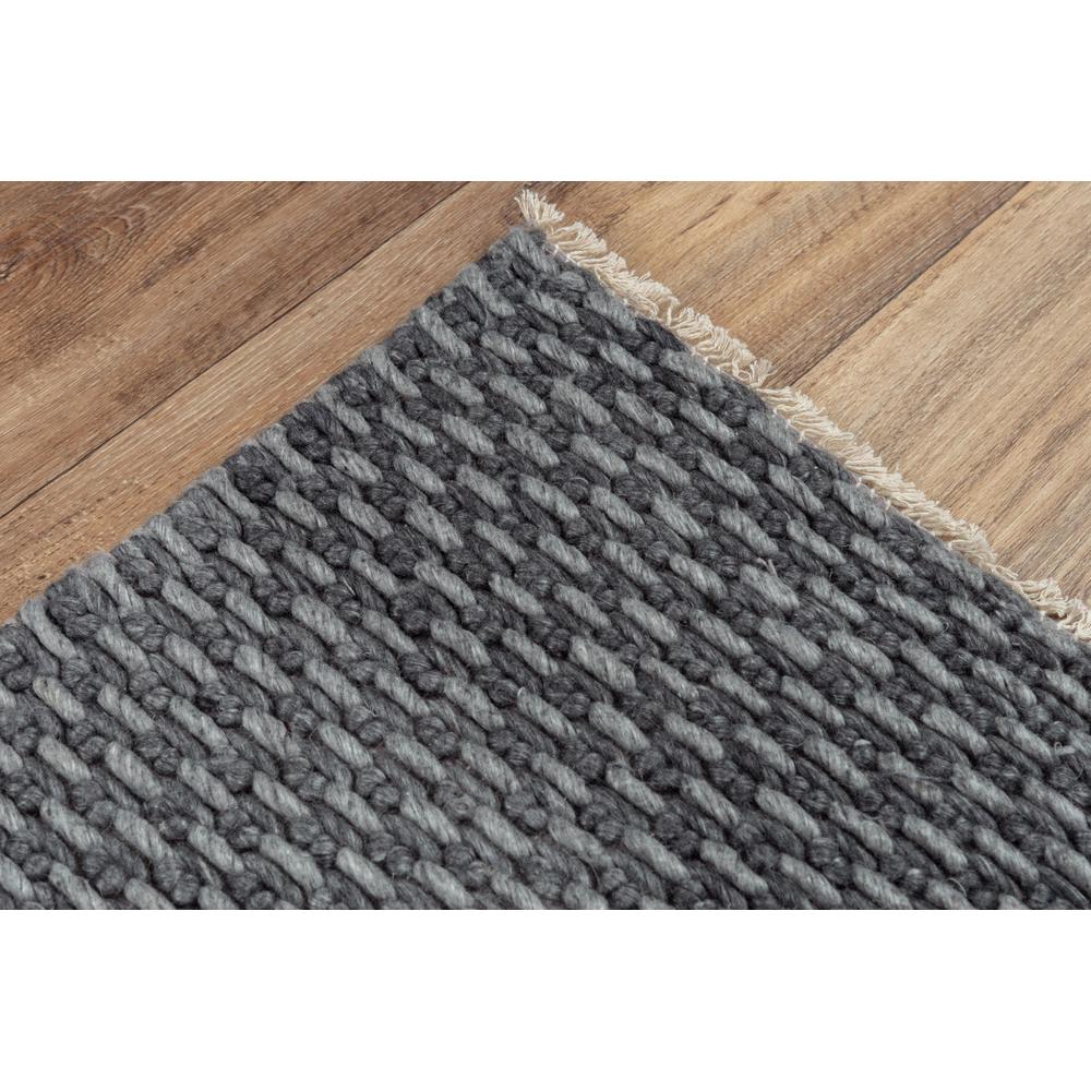 Hand Woven Flat Weave Pile Wool/ Polyester Rug, 5' x 7'6"
