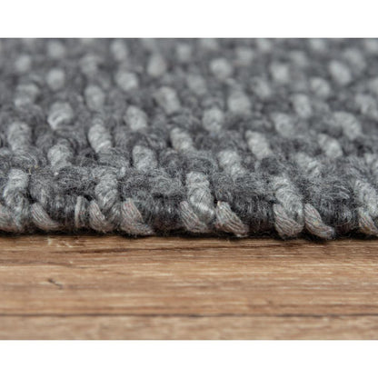 Hand Woven Flat Weave Pile Wool/ Polyester Rug, 5' x 7'6"