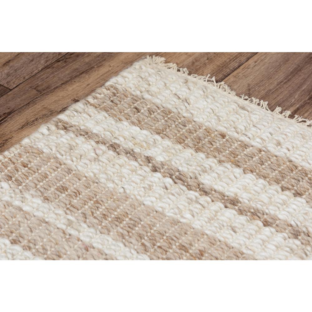 Hand Woven Flat Weave Pile Wool/ Polyester Rug, 5' x 7'6"