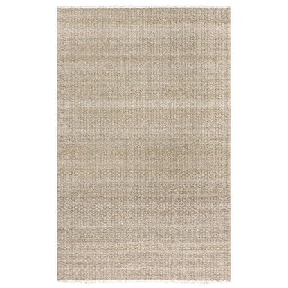 Hand Woven Flat Weave Pile Wool/ Polyester Rug, 5' x 7'6"
