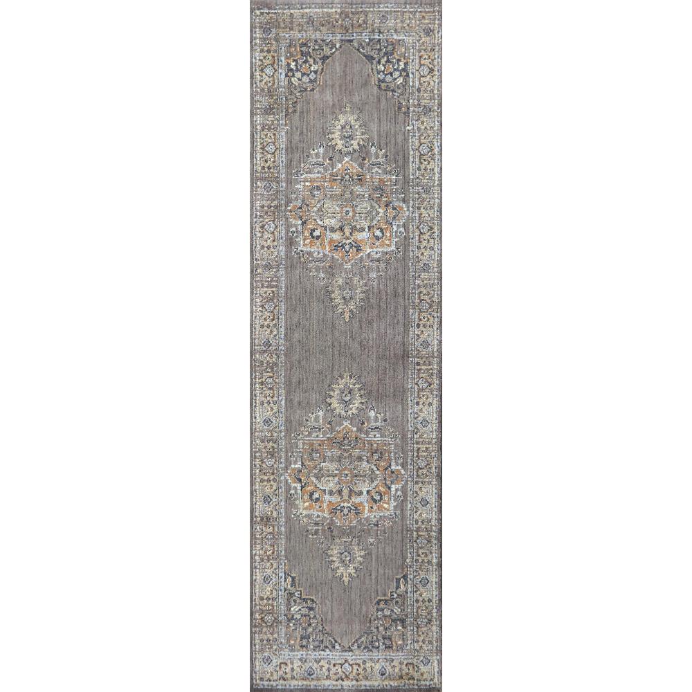 Hybrid Cut Pile Wool Rug, 2'6" x 10'