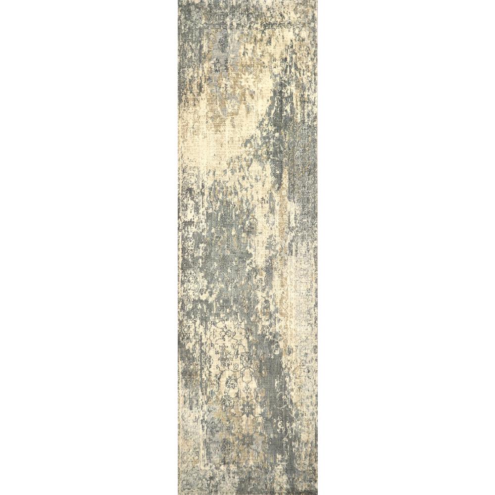 Hybrid Cut Pile Wool Rug, 2'6" x 10'