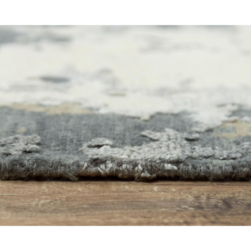 Hand Knotted Cut Pile Wool/ Viscose Rug, 10' x 14'
