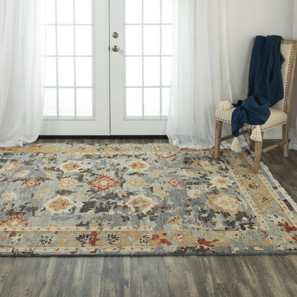 Hand Knotted Cut Pile Wool Rug, 10' x 14'