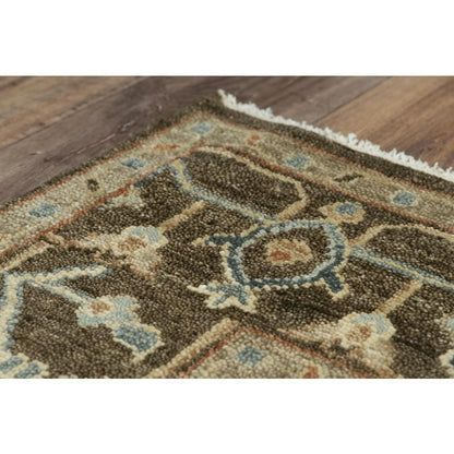 Hand Knotted Cut Pile Wool Rug, 10' x 14'