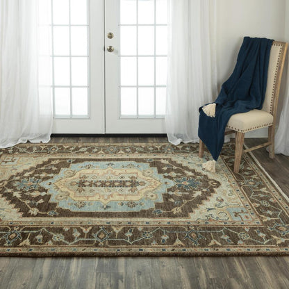 Hand Knotted Cut Pile Wool Rug, 10' x 14'
