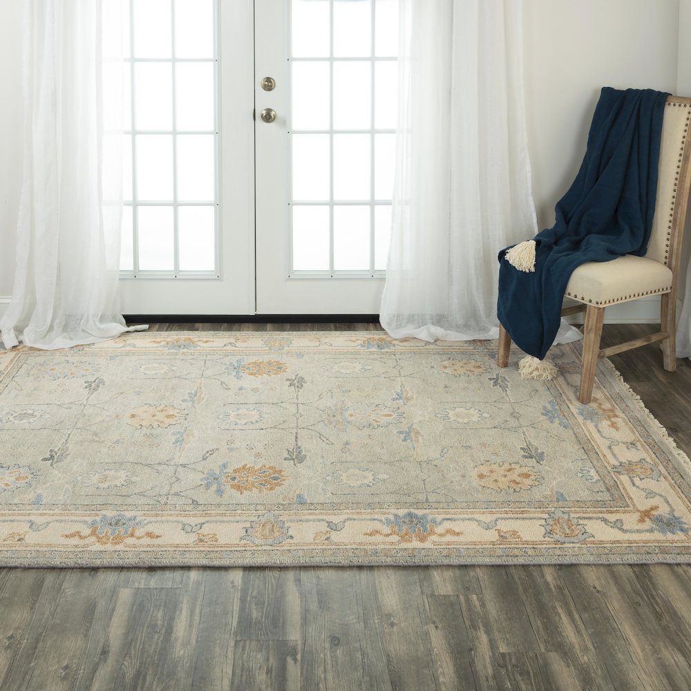 Hand Knotted Cut Pile Wool Rug, 10' x 14'