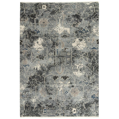 Hand Knotted Cut Pile Wool Rug, 10' x 14'