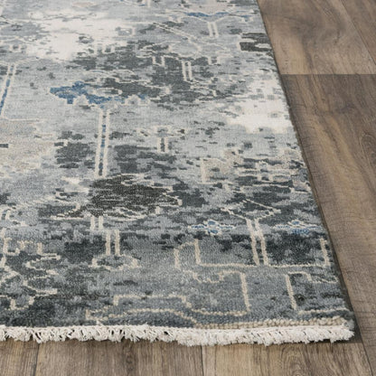 Hand Knotted Cut Pile Wool Rug, 10' x 14'