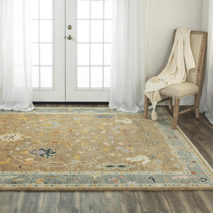 Hand Knotted Cut Pile Wool Rug, 10' x 14'