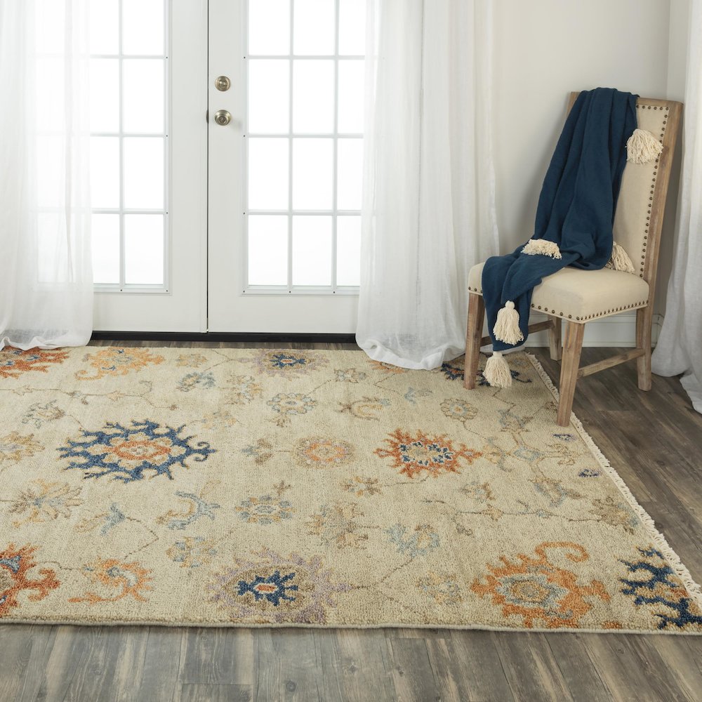Hand Knotted Cut Pile Wool Rug, 10' x 14'