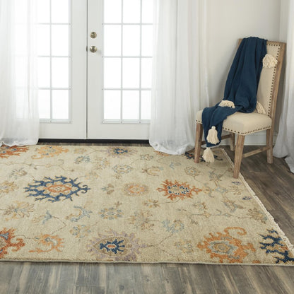 Hand Knotted Cut Pile Wool Rug, 10' x 14'