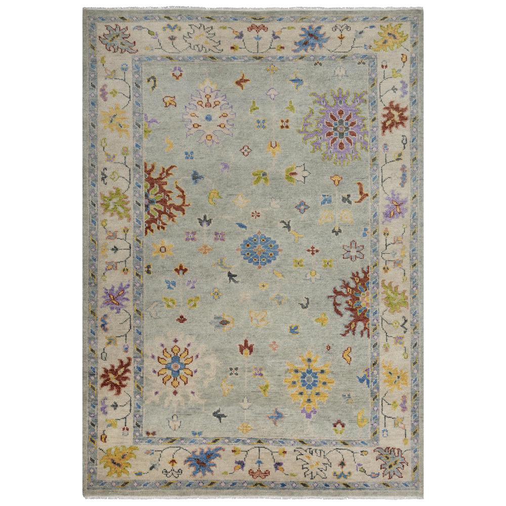 Hand Knotted Cut Pile Wool Rug, 10' x 14'