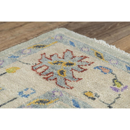 Hand Knotted Cut Pile Wool Rug, 10' x 14'