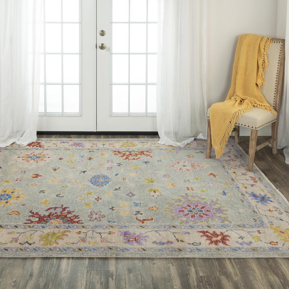 Hand Knotted Cut Pile Wool Rug, 10' x 14'