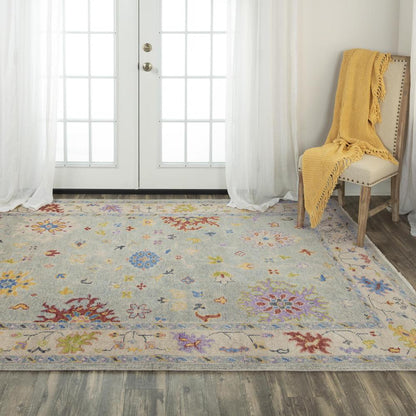 Hand Knotted Cut Pile Wool Rug, 10' x 14'
