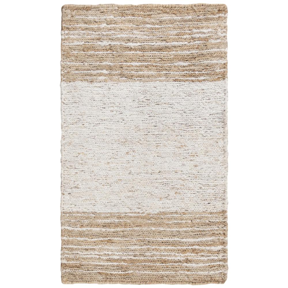 Hand Woven Flat Weave Pile Jute Rug, 5' x 7'6"