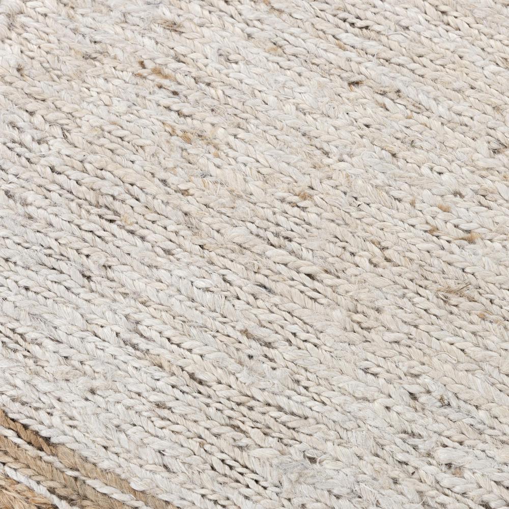 Hand Woven Flat Weave Pile Jute Rug, 5' x 7'6"