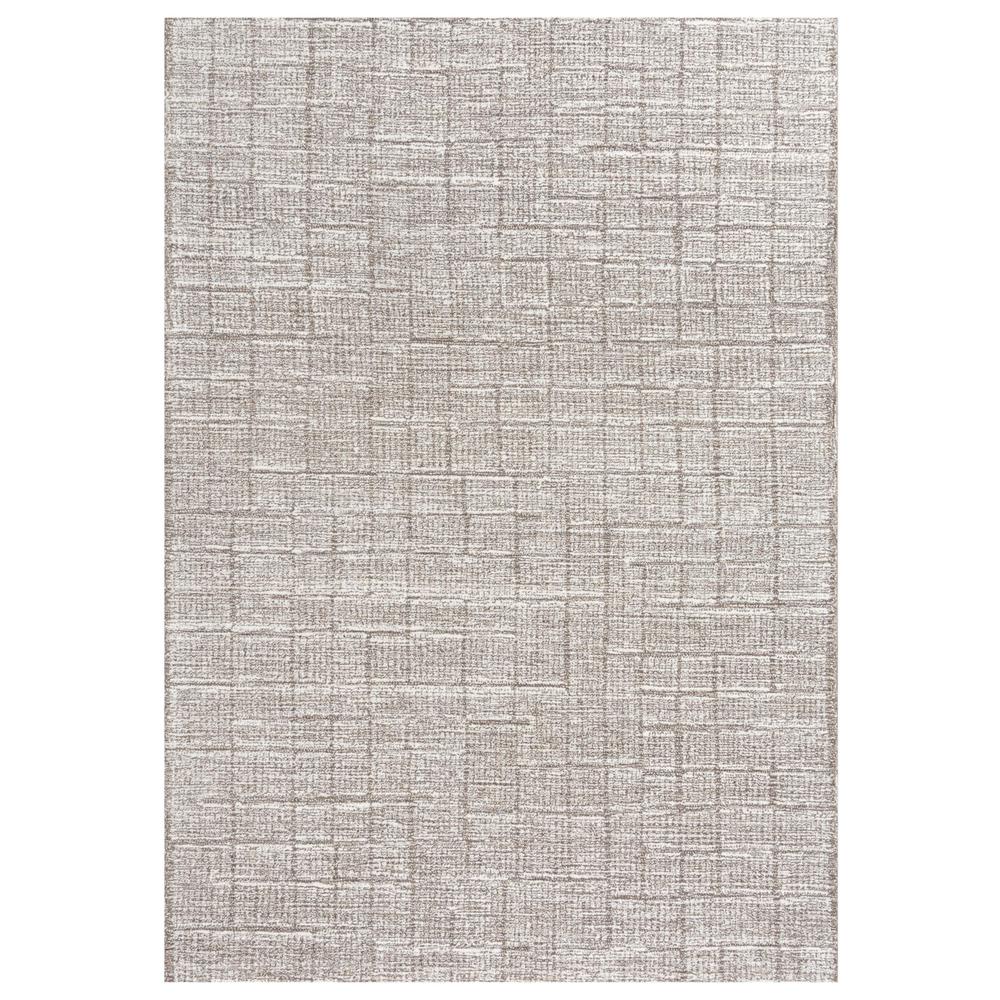 Hand Tufted Cut Pile Wool Rug, 5' x 7'6"