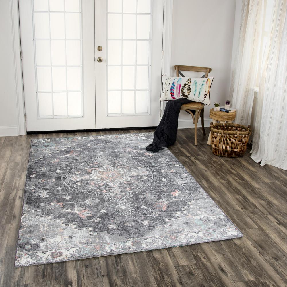 Power Loomed Cut Pile Polypropylene Rug, 2'6" x 7'6"