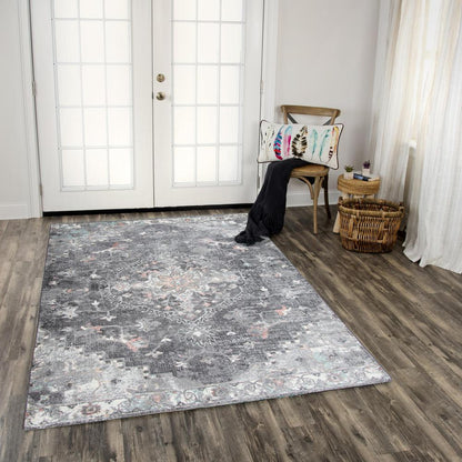 Power Loomed Cut Pile Polypropylene Rug, 2'6" x 7'6"