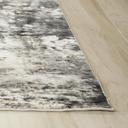 Power Loomed Cut Pile Polyester Rug, 5'3" x 7'6"