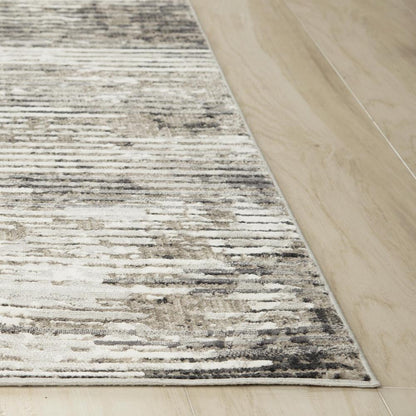 Power Loomed Cut Pile Polyester Rug, 5'3" x 7'6"