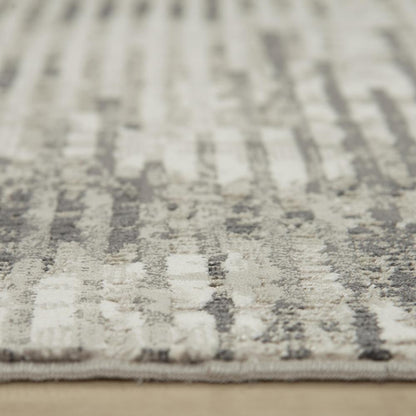 Power Loomed Cut Pile Polyester Rug, 5'3" x 7'6"