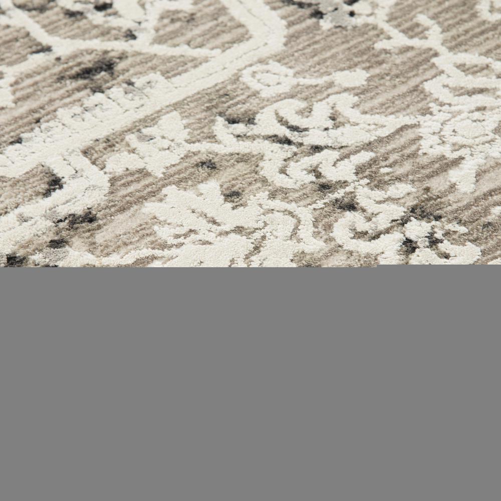 Power Loomed Cut Pile Polyester Rug, 5'3" x 7'6"