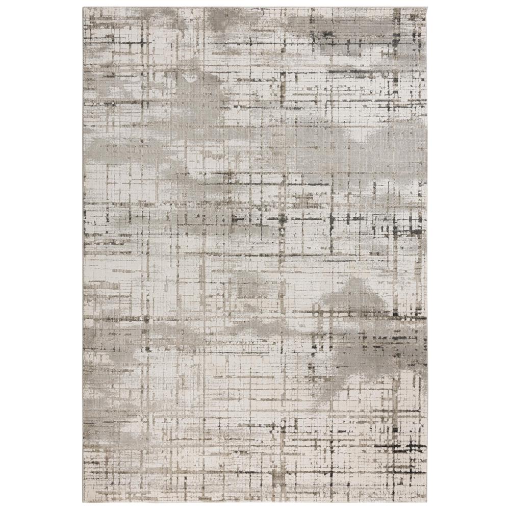 Power Loomed Cut Pile Polyester Rug, 5'3" x 7'6"