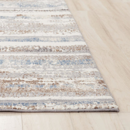 Power Loomed Cut Pile Wool Rug, 2'6" x 8'