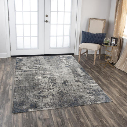 Machine/Hybrid Cut Pile Recycled Polyester Rug, 2'6" x 8'