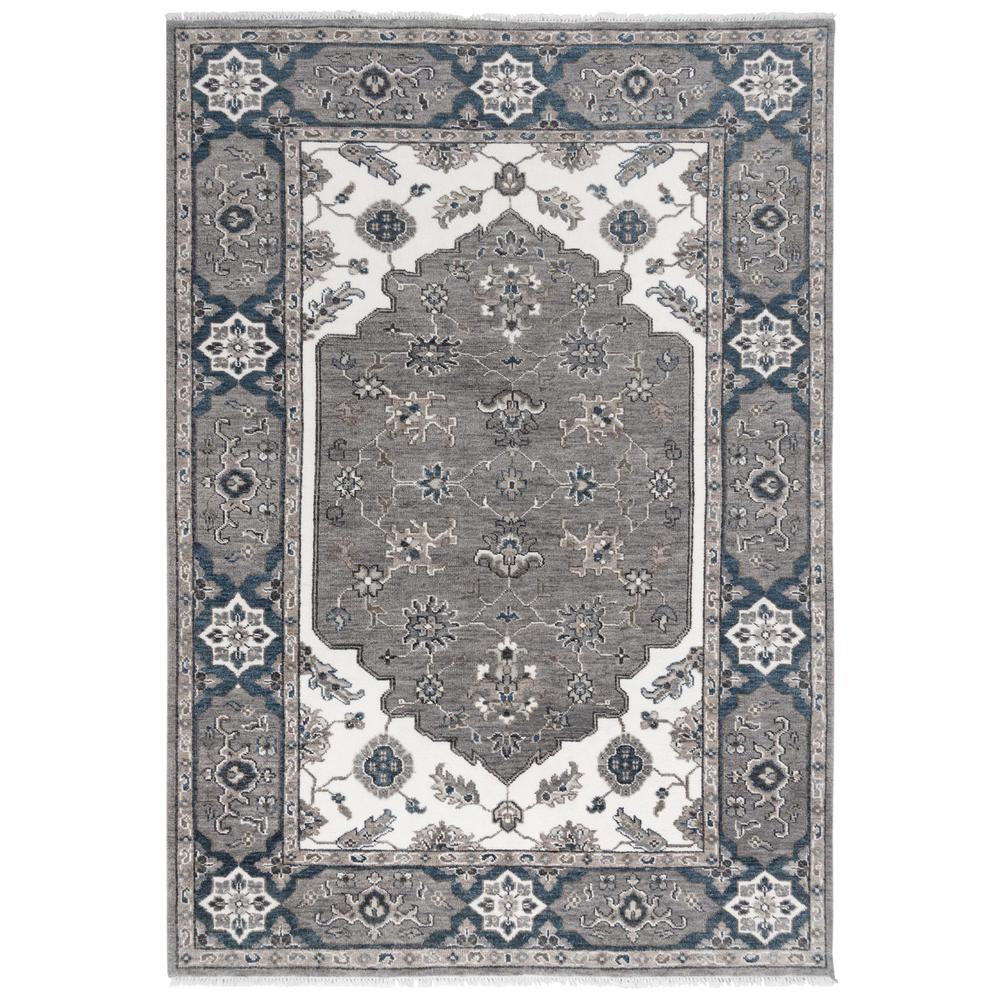 Hand Knotted Cut Pile Wool Rug, 2' x 3'