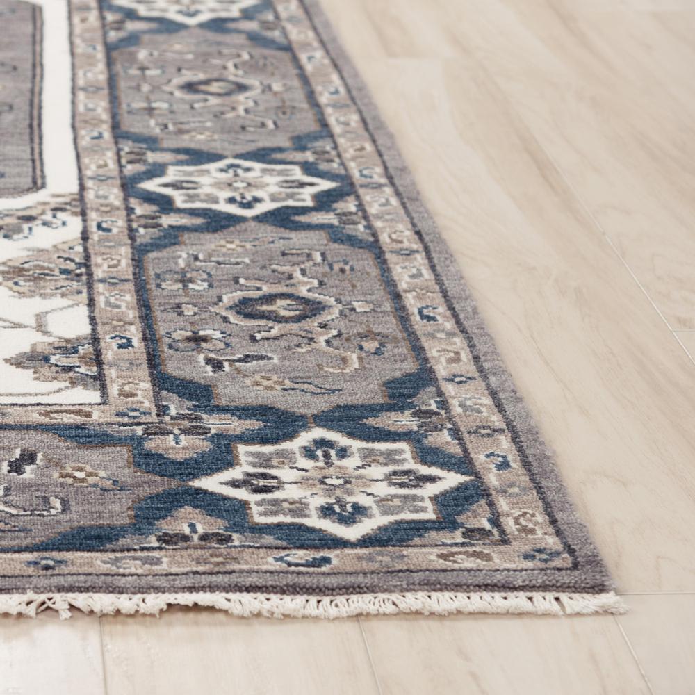 Hand Knotted Cut Pile Wool Rug, 2' x 3'