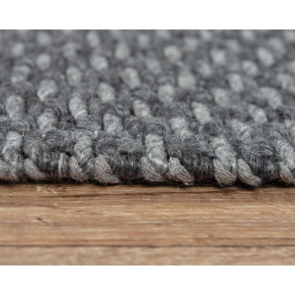 Hand Woven Flat Weave Pile Wool/ Polyester Rug, 7'6" x 9'6"