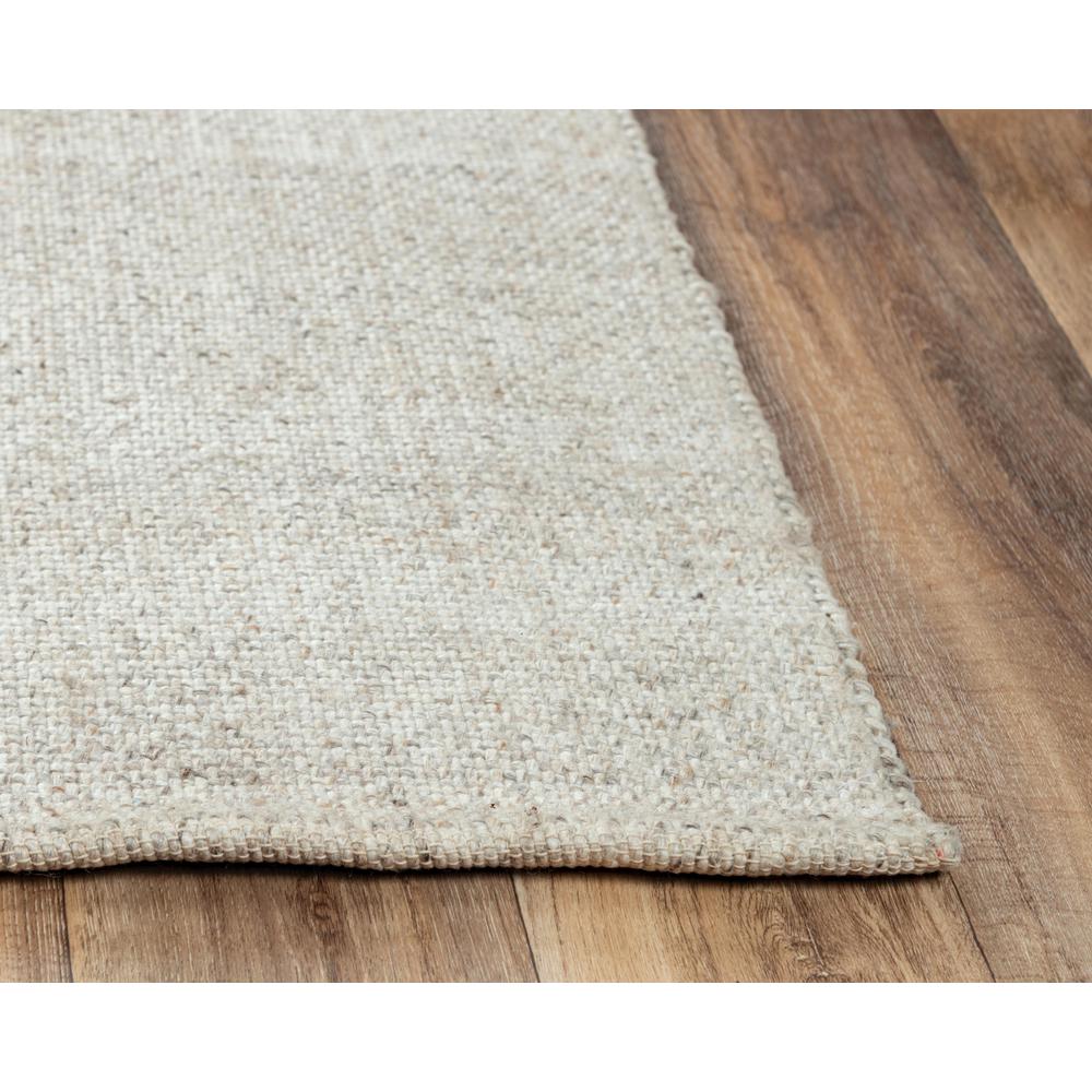 Hand Woven Flat Weave Pile Wool/ Polyester Rug, 7'6" x 9'6"
