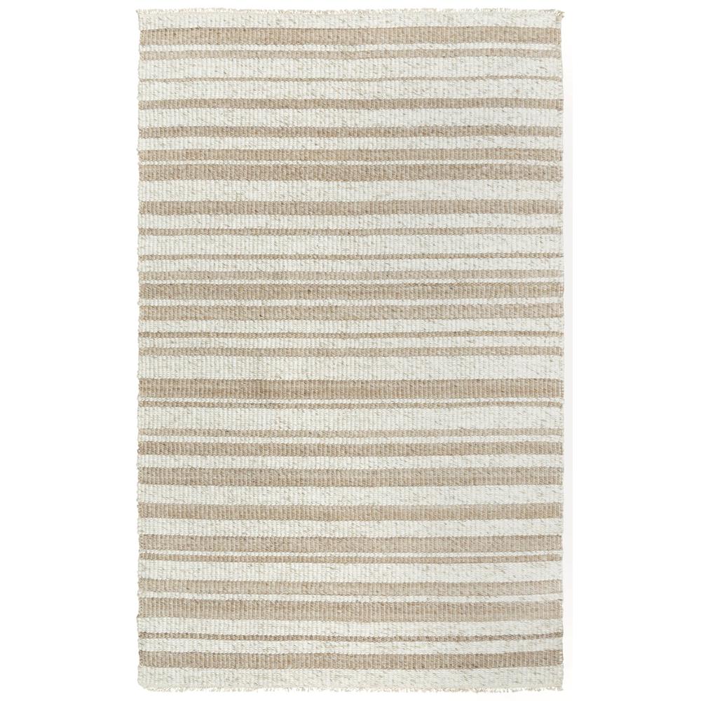 Hand Woven Flat Weave Pile Wool/ Polyester Rug, 7'6" x 9'6"