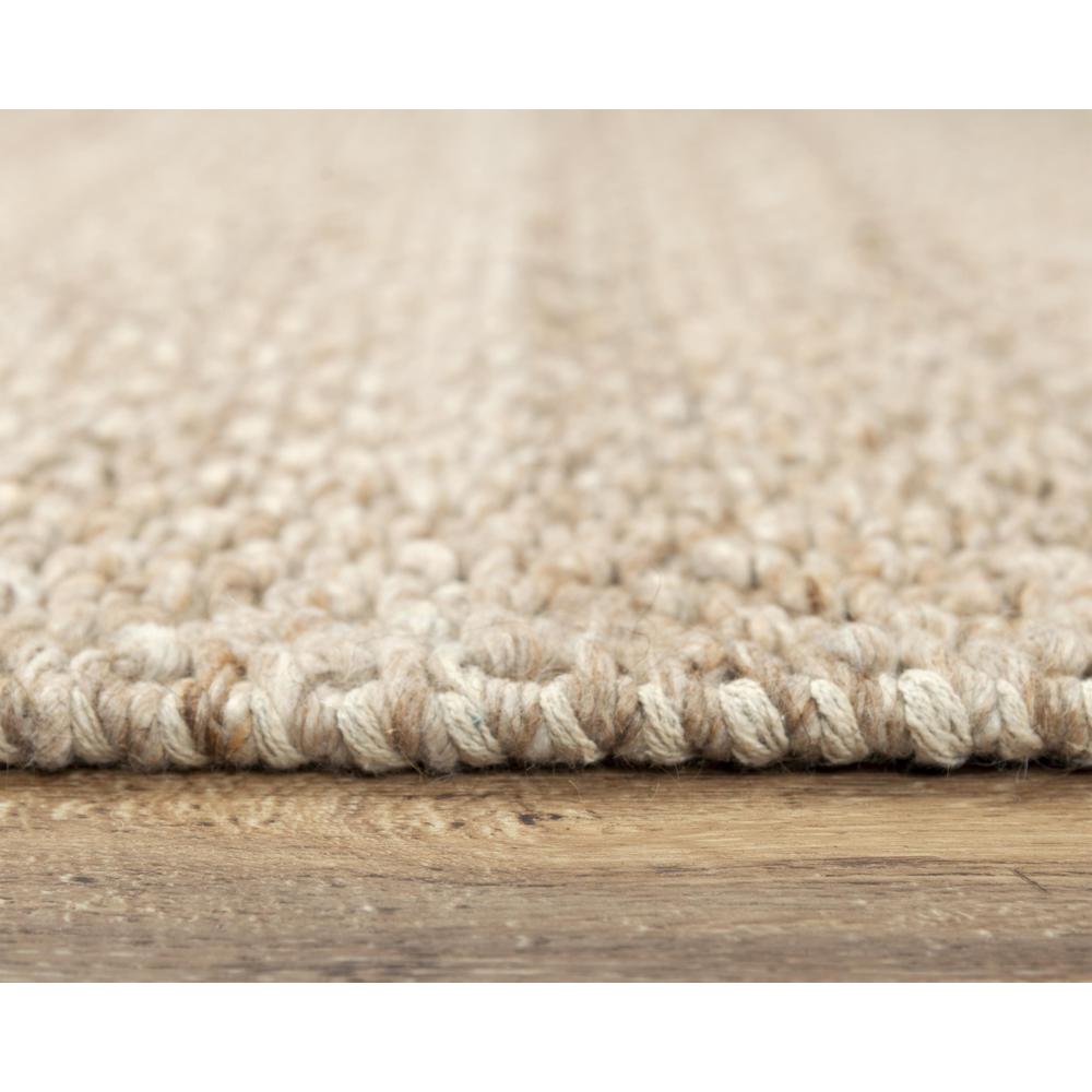 Hand Woven Flat Weave Pile Wool/ Polyester Rug, 7'6" x 9'6"