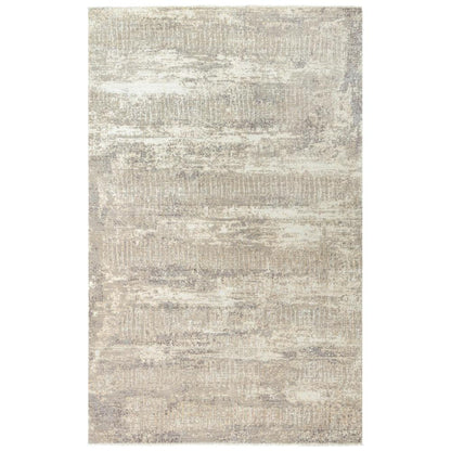 Hybrid Cut Pile Wool/ Tencel Rug, 5' x 8'