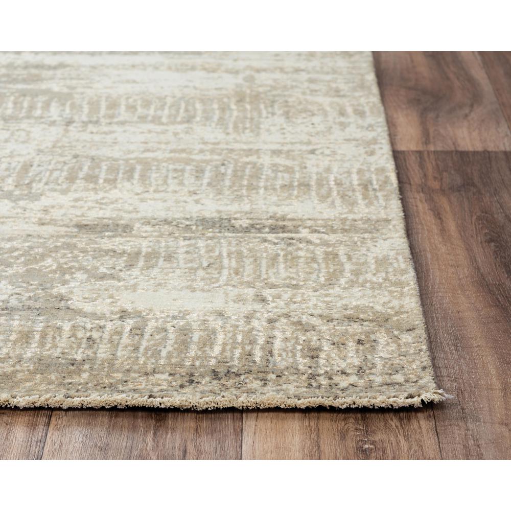 Hybrid Cut Pile Wool/ Tencel Rug, 5' x 8'