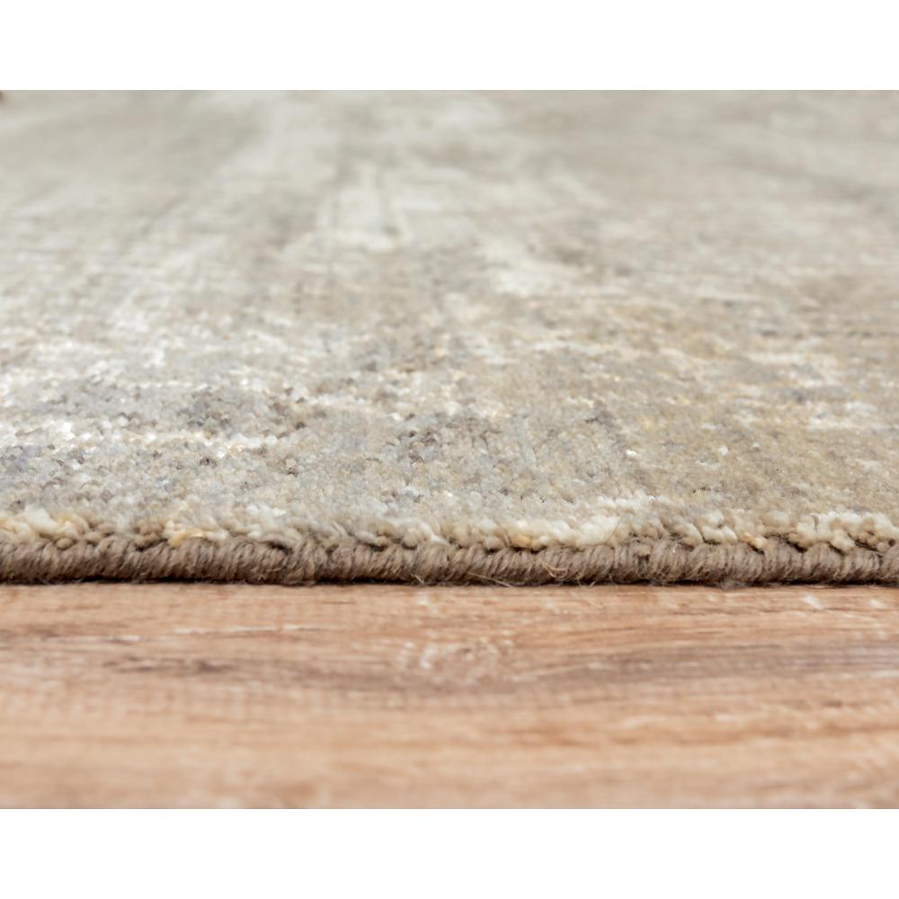 Hybrid Cut Pile Wool/ Tencel Rug, 5' x 8'