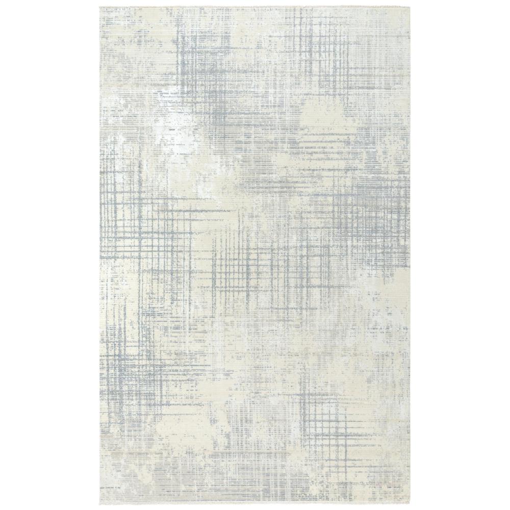 Hybrid Cut Pile Wool/ Tencel Rug, 5' x 8'