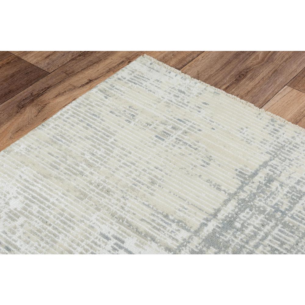 Hybrid Cut Pile Wool/ Tencel Rug, 5' x 8'
