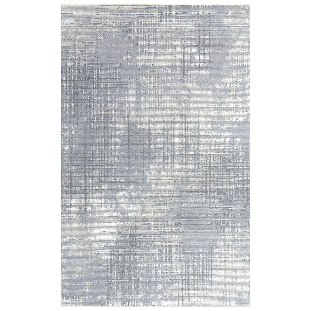 Hybrid Cut Pile Wool/ Tencel Rug, 5' x 8'