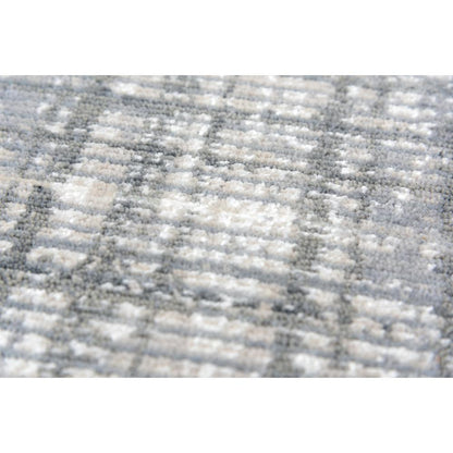 Hybrid Cut Pile Wool/ Tencel Rug, 5' x 8'