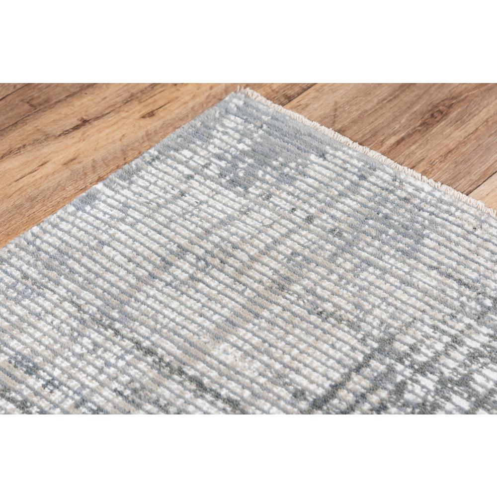 Hybrid Cut Pile Wool/ Tencel Rug, 5' x 8'