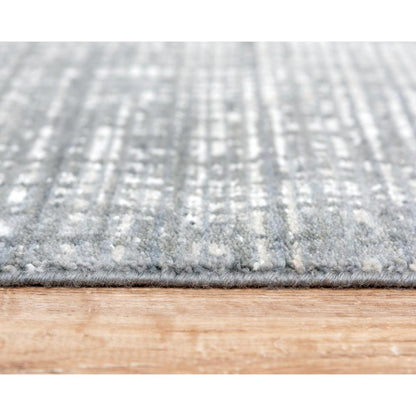 Hybrid Cut Pile Wool/ Tencel Rug, 5' x 8'