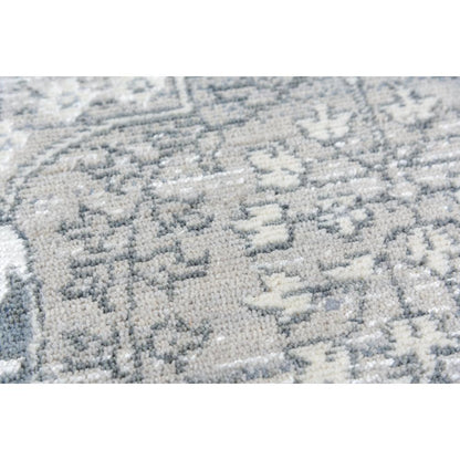 Hybrid Cut Pile Wool/ Tencel Rug, 5' x 8'