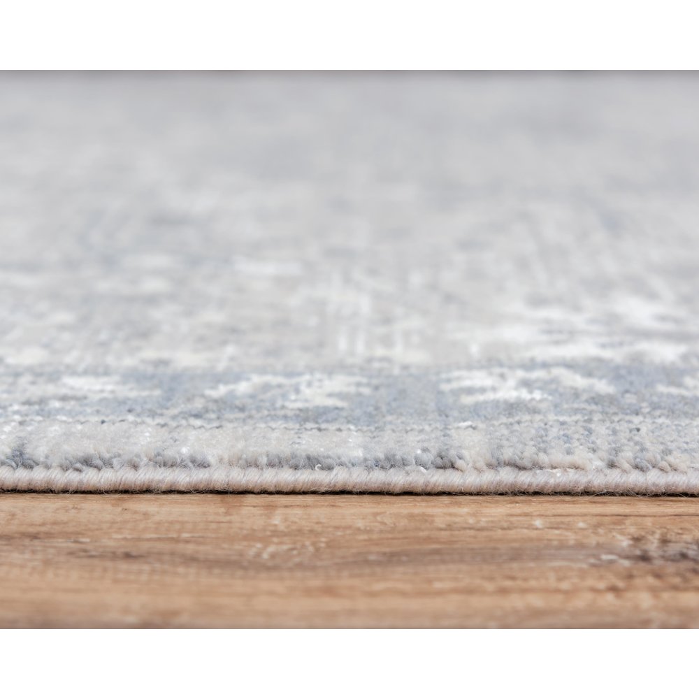Hybrid Cut Pile Wool/ Tencel Rug, 5' x 8'