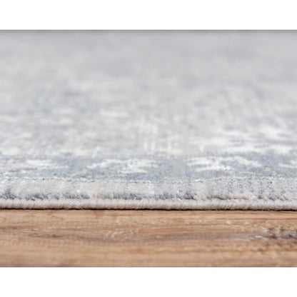 Hybrid Cut Pile Wool/ Tencel Rug, 5' x 8'